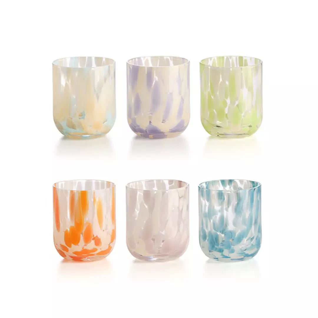 Antigua set 6 bicchieri - Multicolor