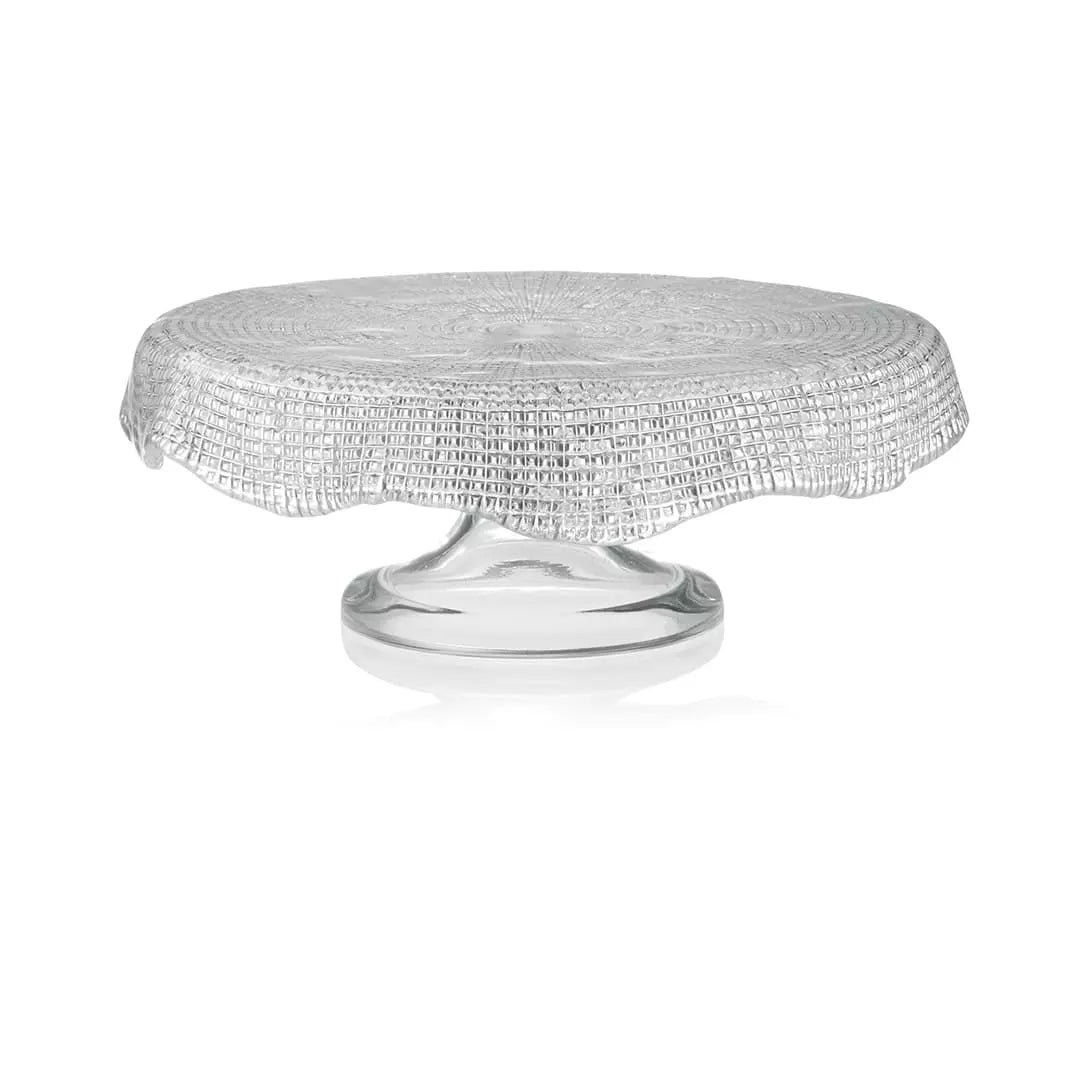 Diamanté portadolci smerlato - Transparente 26cm