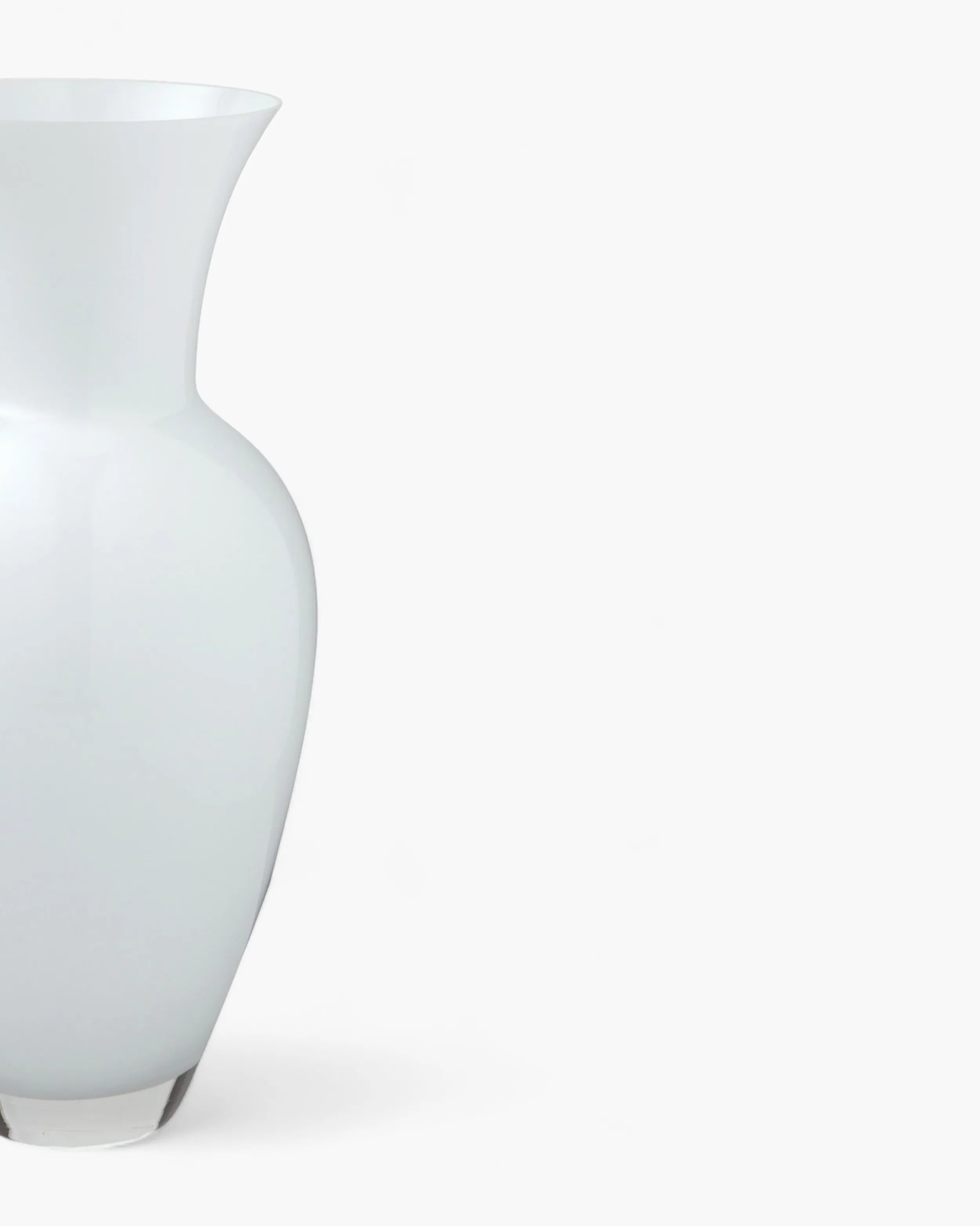 vaso Hydria in vetro cased - Bianco / h 46,5 cm