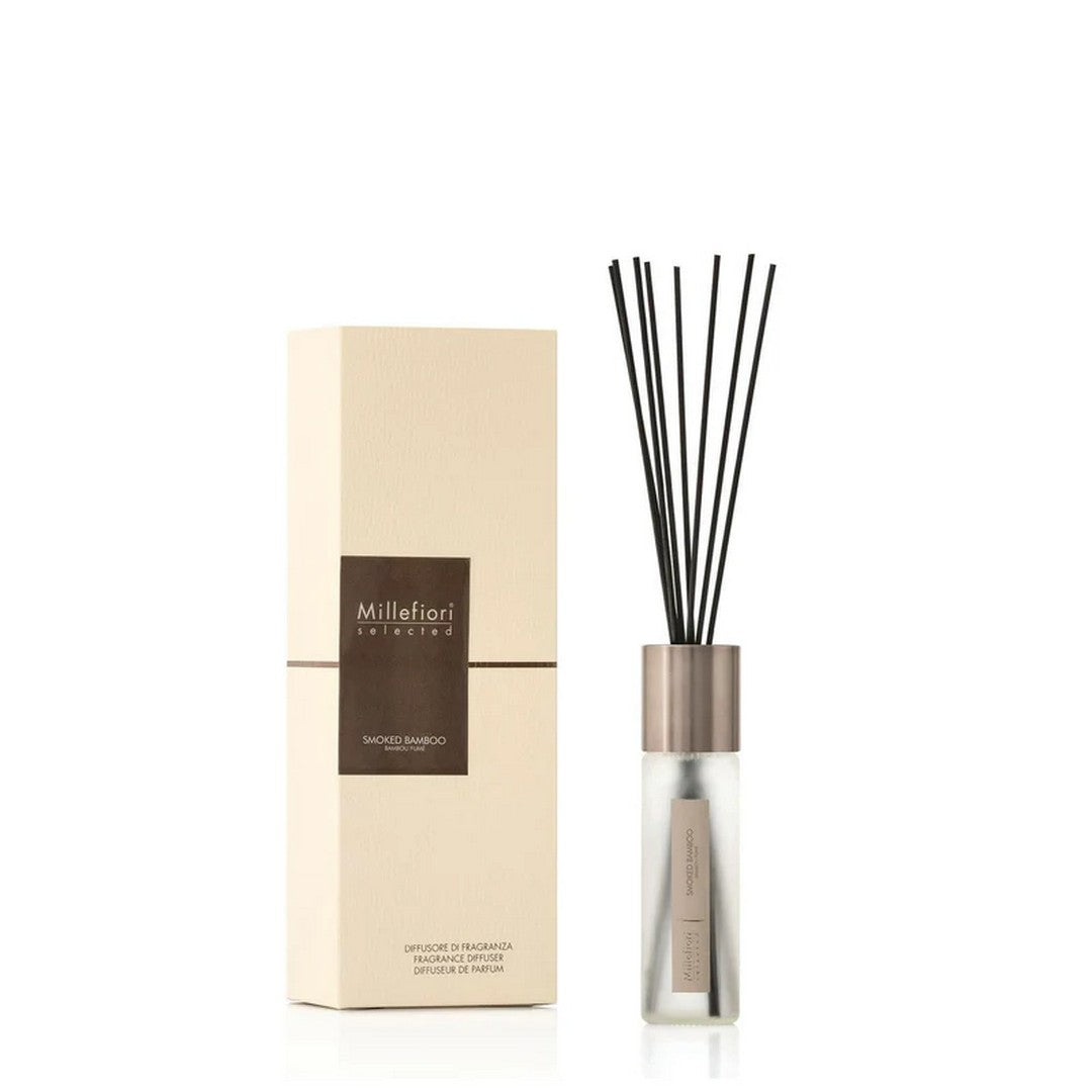 Millefiori Selected Diffusore A Bastoncini 100 Ml Smoked Bamboo - 22PDSO
