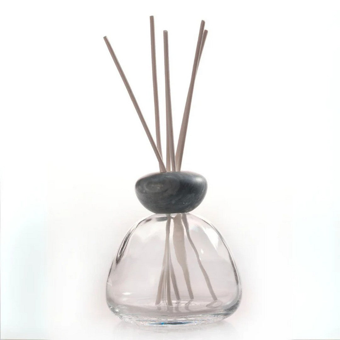 Millefiori Diffusore Marble Glass Trasparente Con Tappo Grigio - 90MGTGR