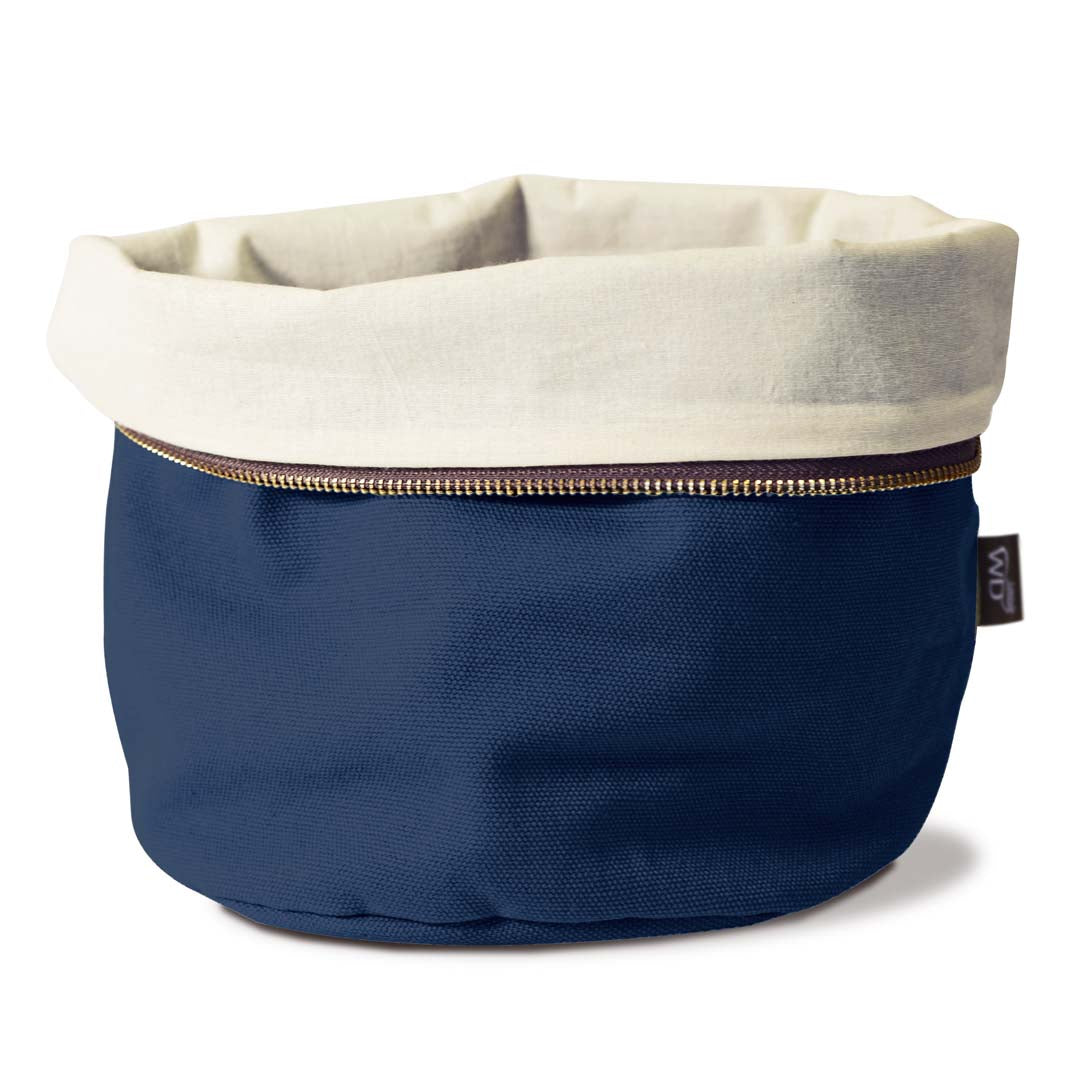Wd Lifestyle Sacchetto pane riscaldabile in cotone blu - WD571BL