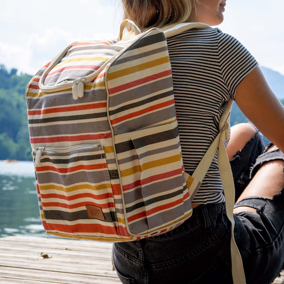 Wd Lifestyle Zaino termico a righe, 16L Multicolor - WD728GI