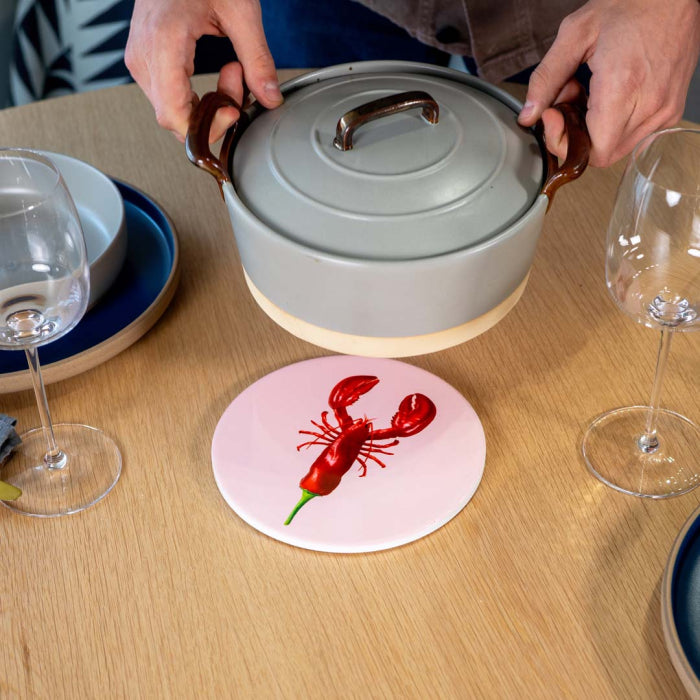 Sottopentola in ceramica - 18 cm / Aragosta