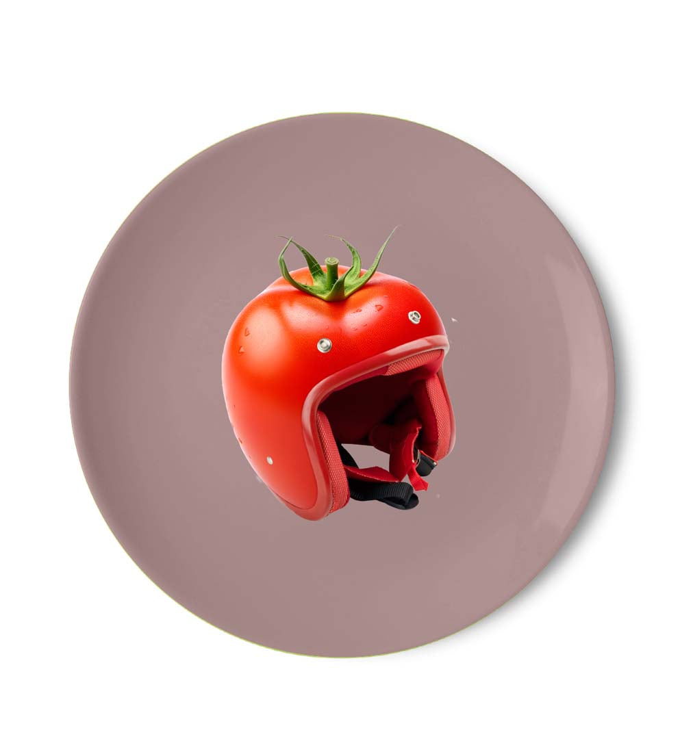 Piatto pizza Porcellana / 30,5cm - Decoro Casco