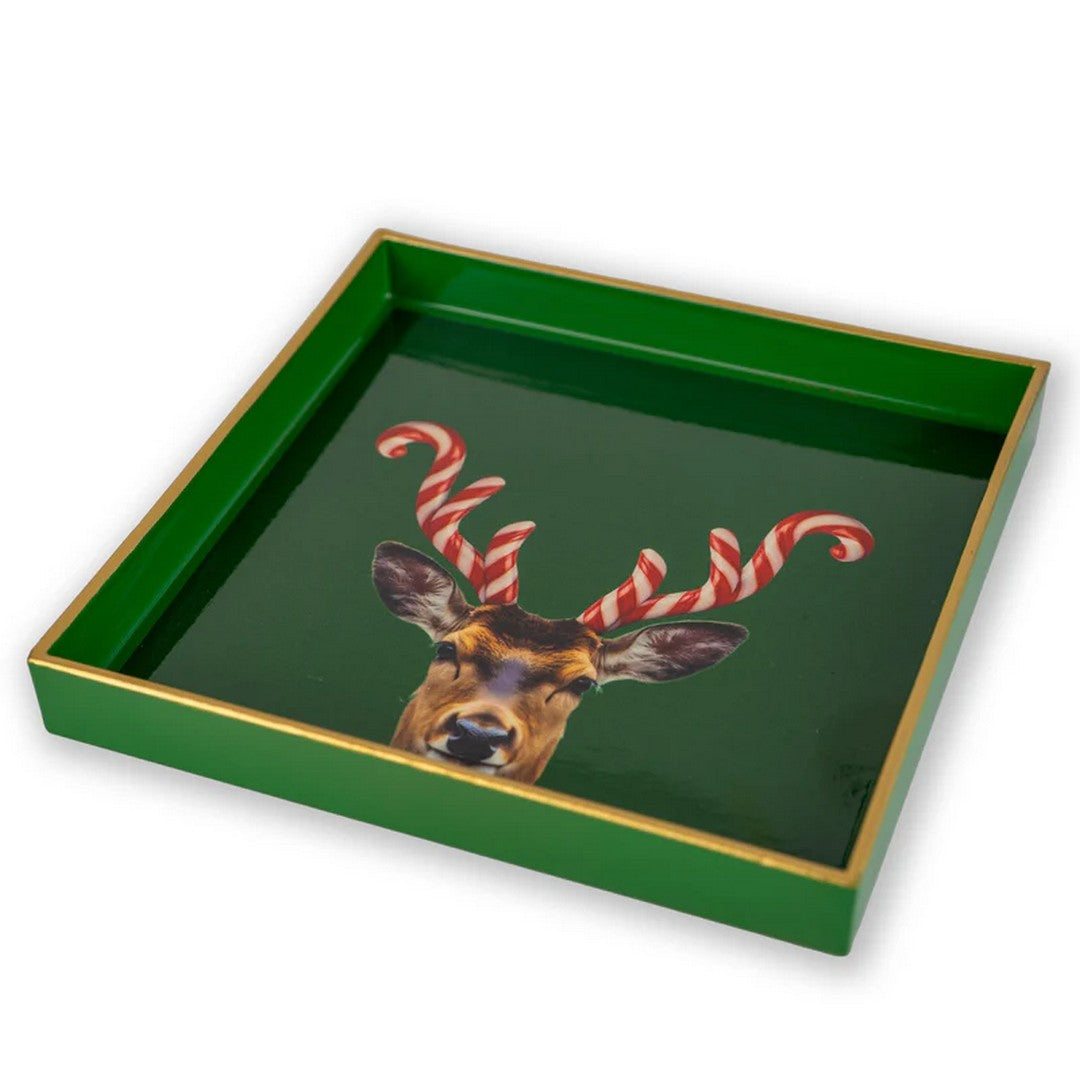 Wd Lifestyle Vassoio svuota tasche Quadrato candy cane -