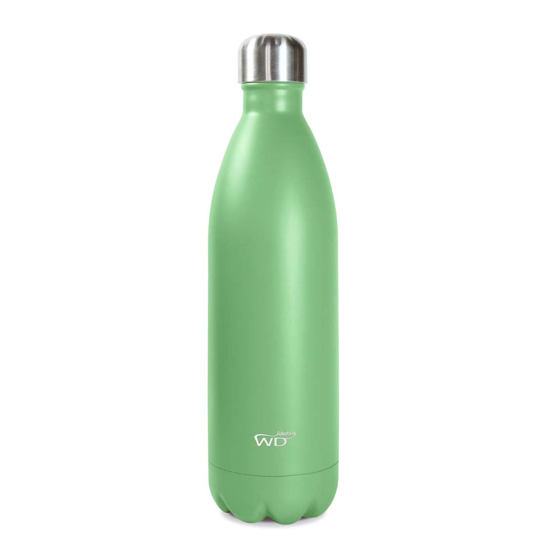 Bottiglia termica / acciaio inox a doppia parete - 1 L Verde