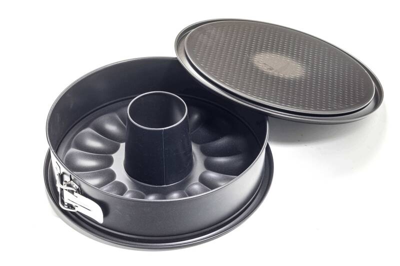 PATISSERIE TORTIERA ANITIADERENTE 2 FONDI CON CERNIERA