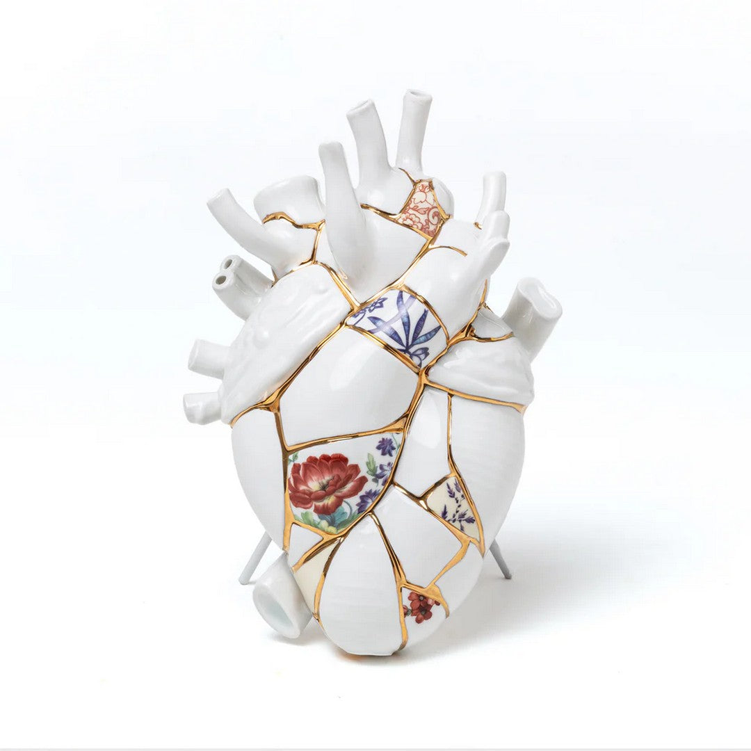 Seletti Vaso In Porcellana "Love In Bloom - Kintsugi" - 09929