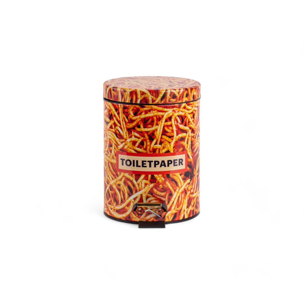 PATTUMIERA IN METALLO E PLASTICA"TOILETPAPER HOME"Ø20,27,5-SPAGHETTI