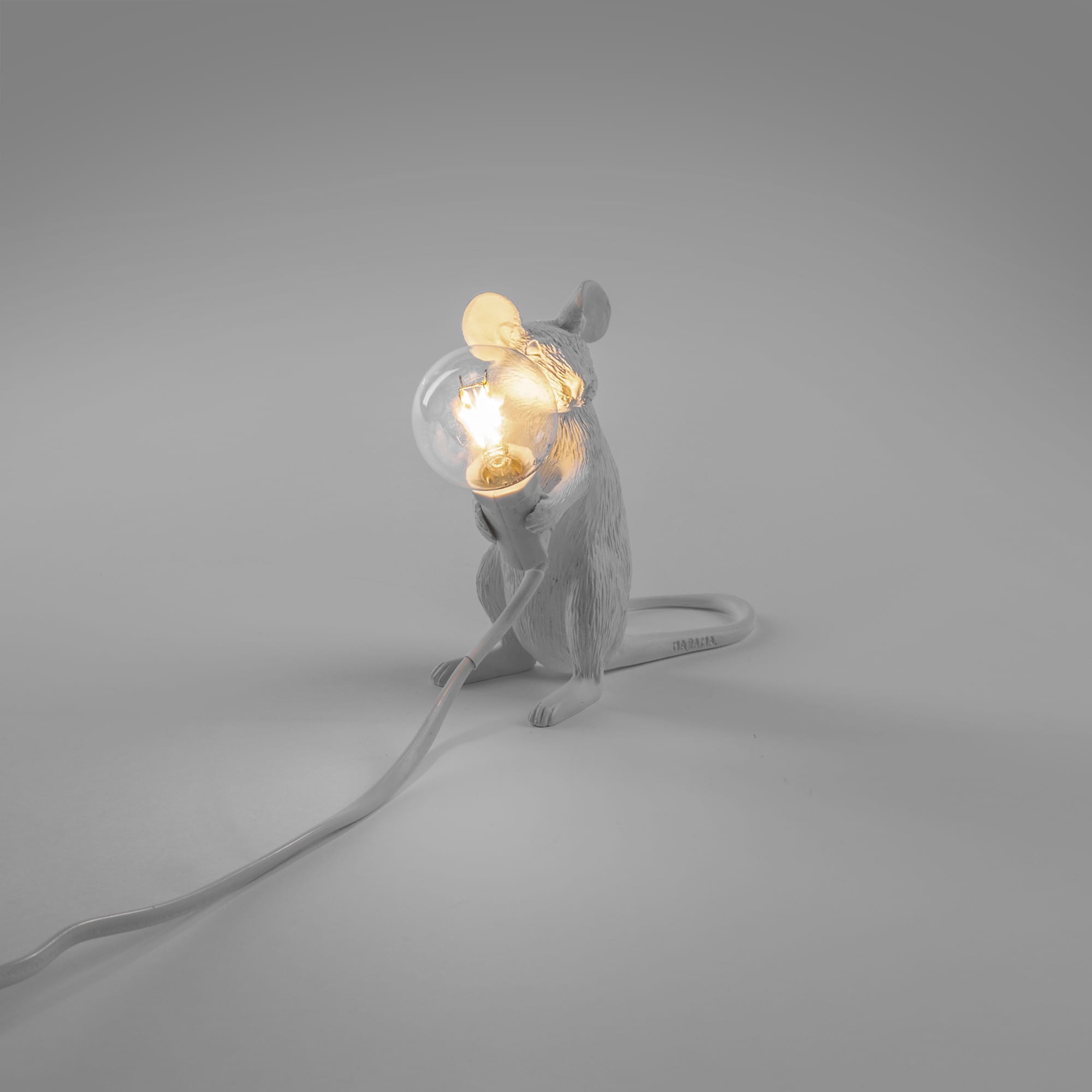 Seletti Lampada In Resina "Mouse Lamp-Mac" Seduto Usb - 15221