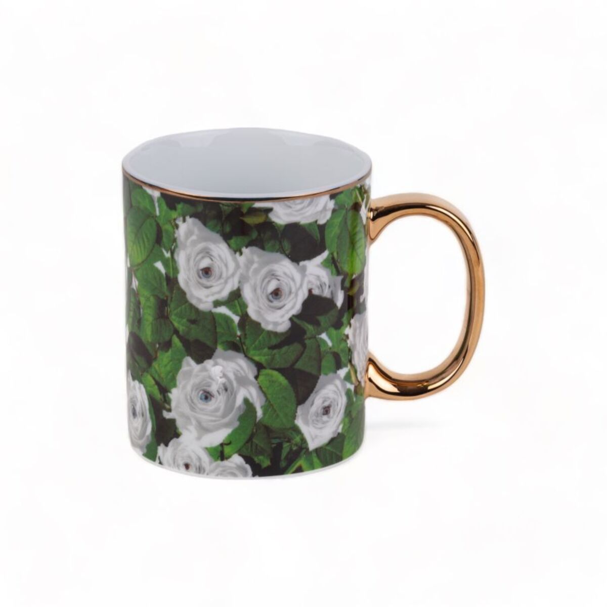 Porcelain Mug Roses - Tazza In Porcellana