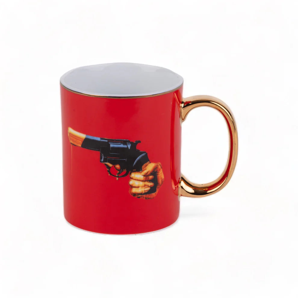 Porcelain Mug Revolver - Tazza In Porcellana