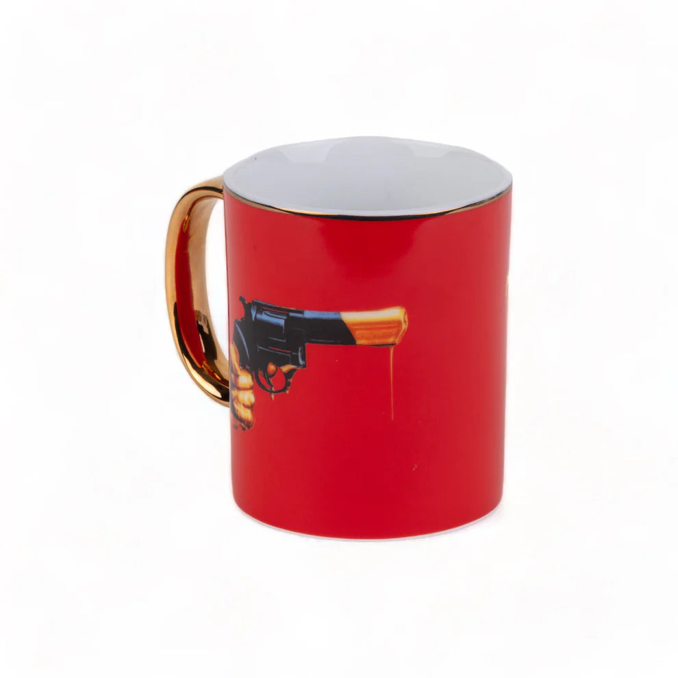 Porcelain Mug Revolver - Tazza In Porcellana