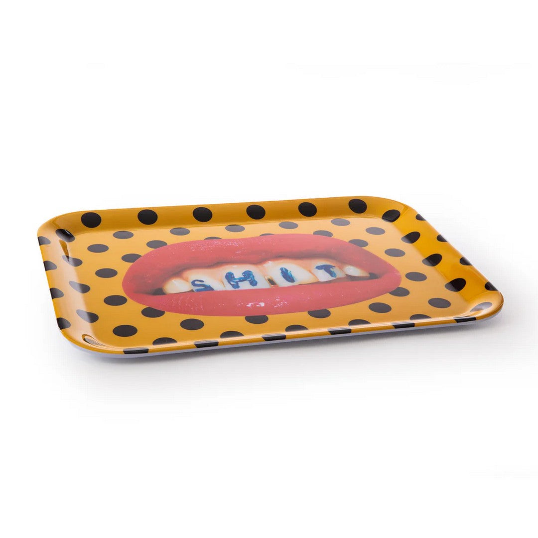 Seletti Vassoio In Melamina "Toiletpaper" Cm.32X43,5 - Shit - 19032