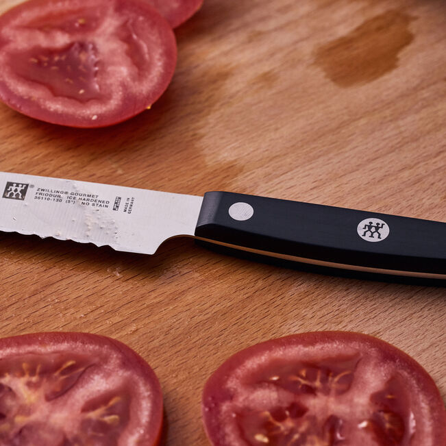 GOURMET Coltello universale seghettato - 13 cm