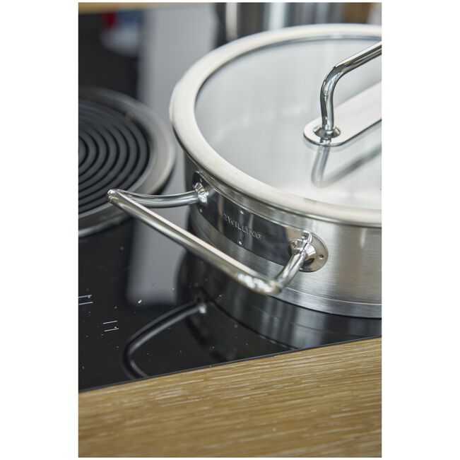 PRO Tegame - 28 cm, 18/10 acciaio inossidabile