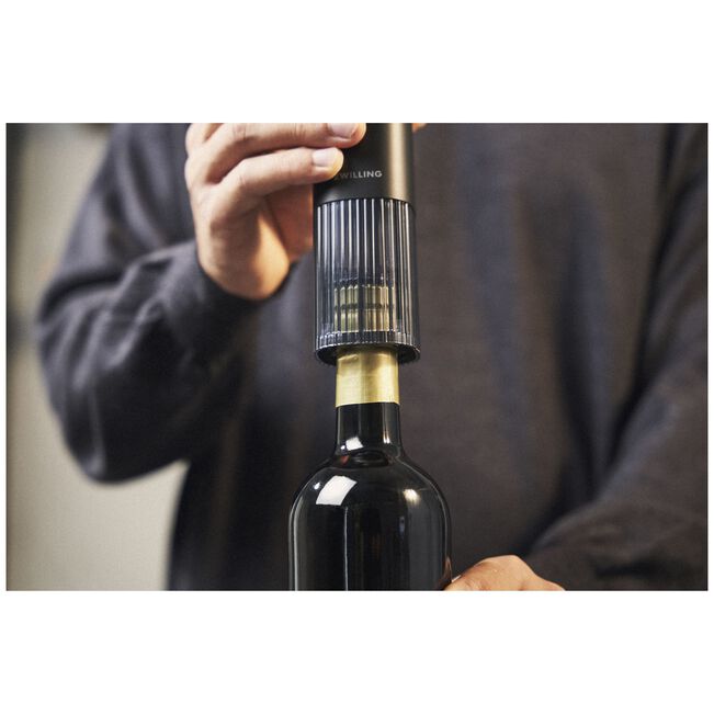 ENFINIGY Apribottiglie elettrico vino - Nero