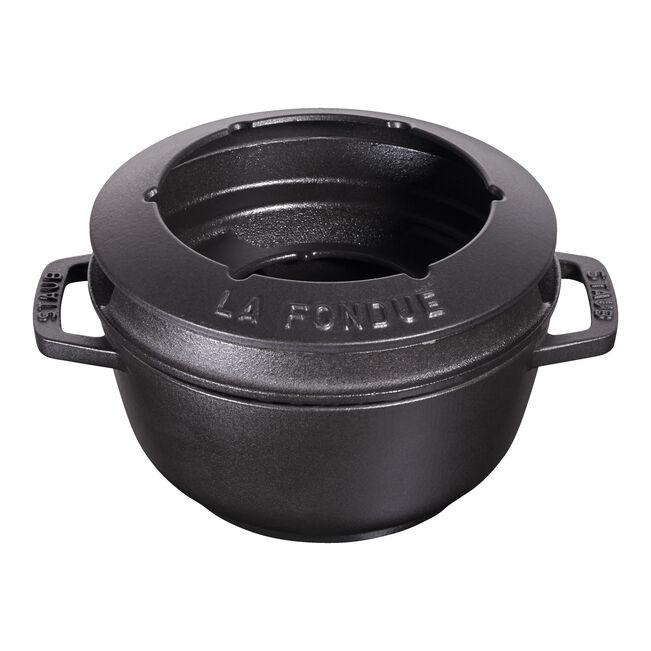 Set per fonduta, 10-pz. - Nero