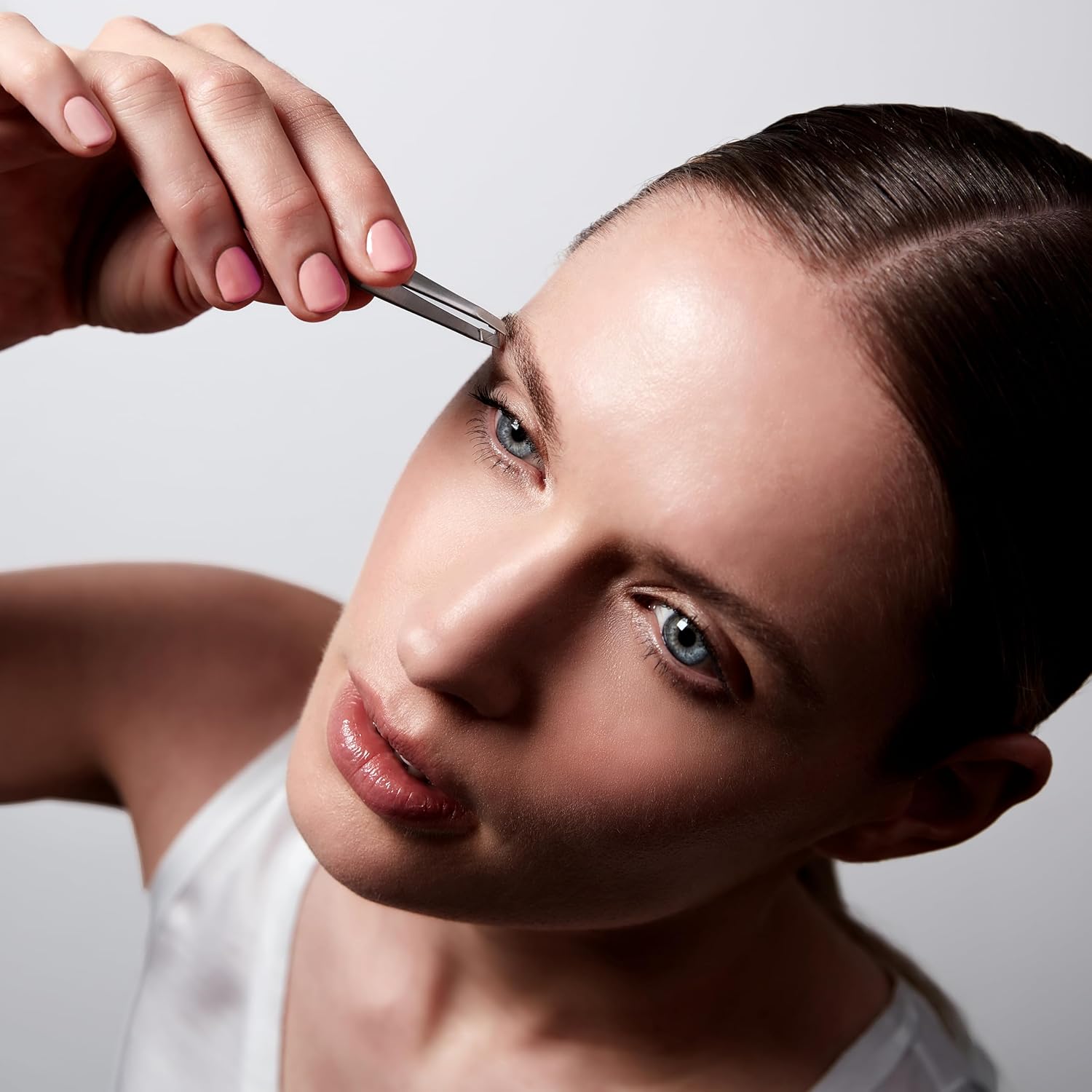 Pinzetta angolata - 90 mm / Argento