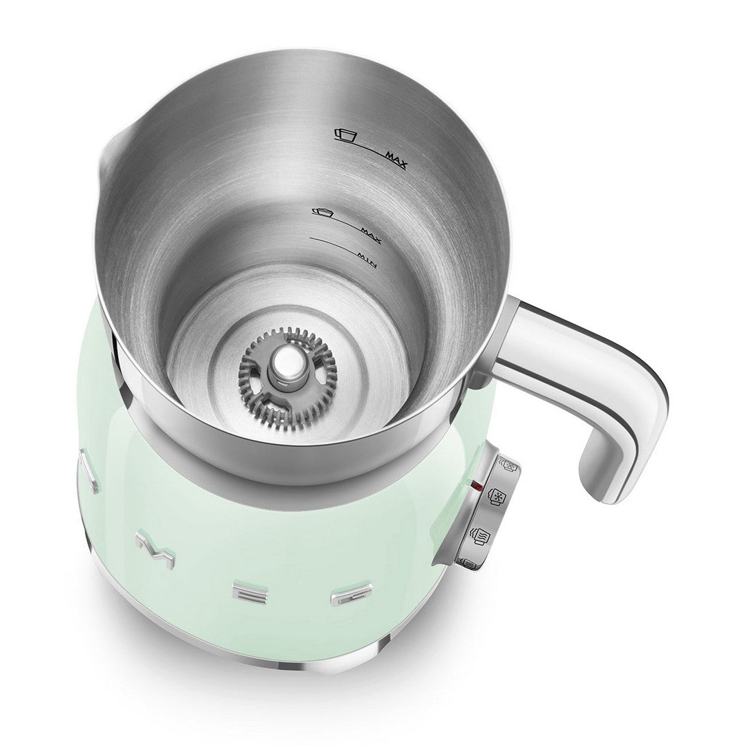 Smeg Montalatte a induzione Verde Pastello