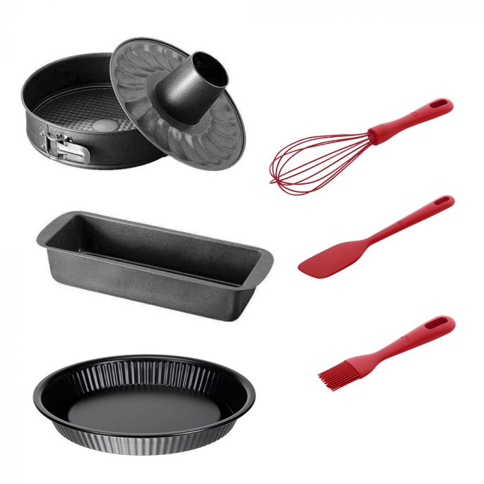 Set di stampi da forno con accessori, 6 pezzi I love Cooking to party