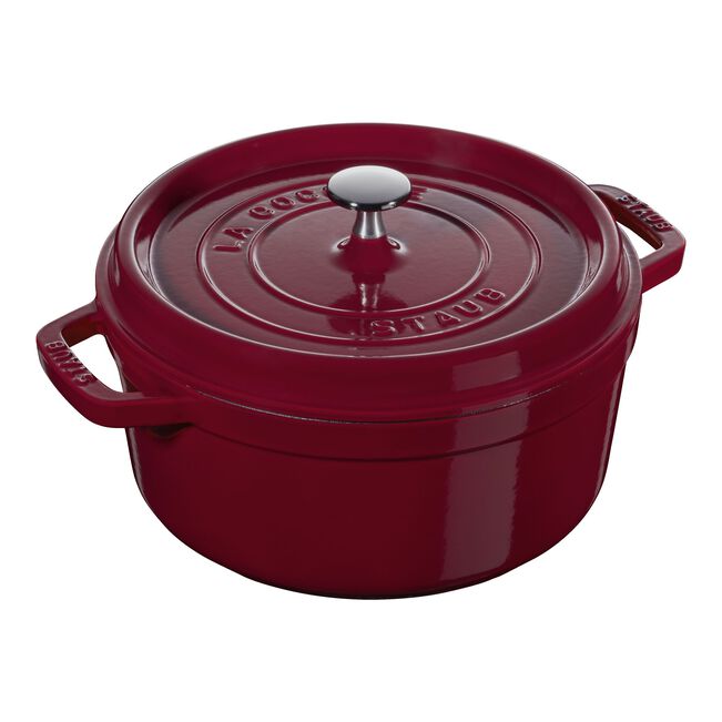Cocotte rotonda - 26 cm, bordeaux
