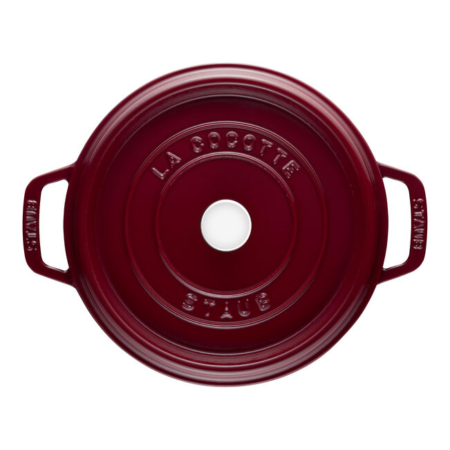 Cocotte rotonda - 26 cm, bordeaux