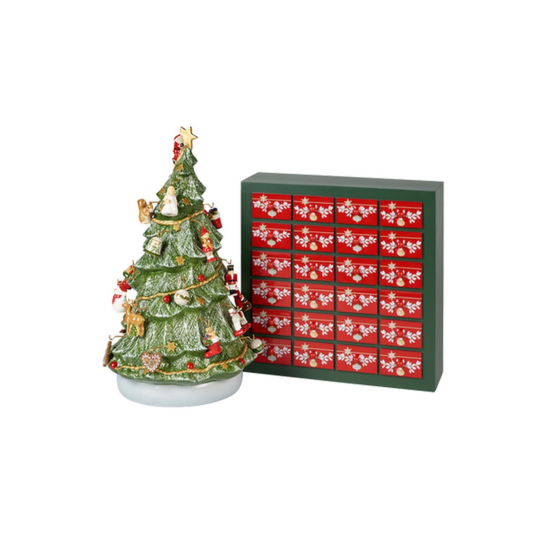 Villeroy & Boch Calendario Dell'Avvento Albero 3D Multicolore