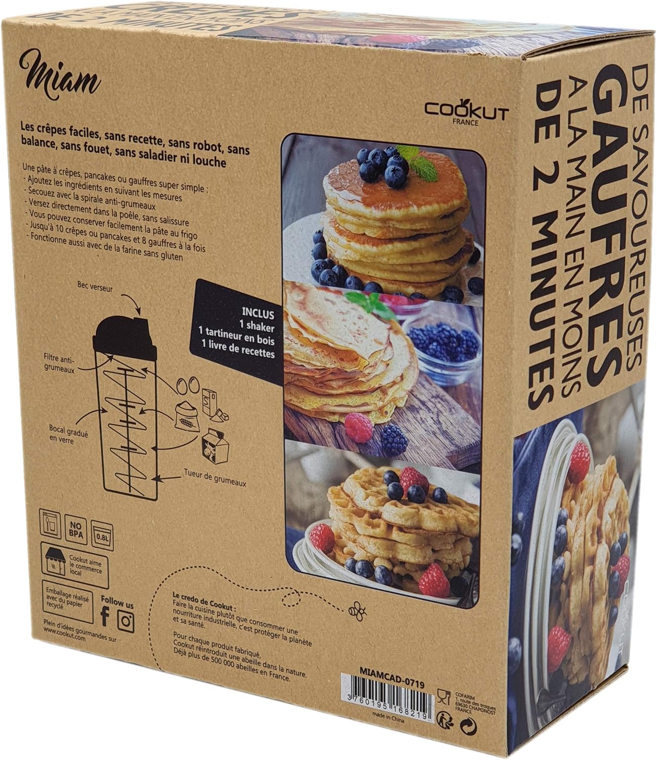 Cookut Cofanetto Shaker Miam