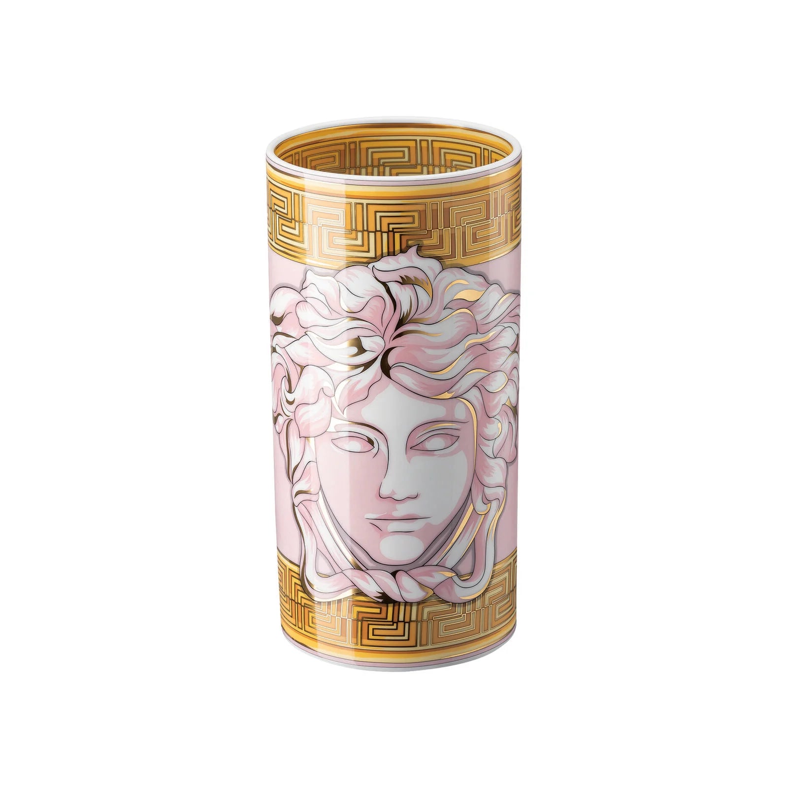 Rosenthal Versace - Medusa Amplified Pink Coin - Vaso 24 cm