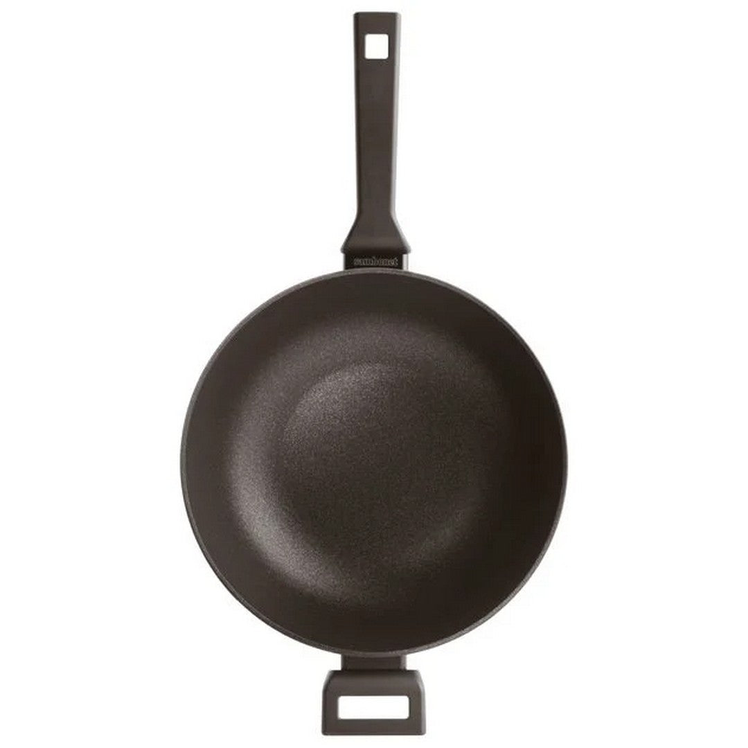 Wok 1 Manico Cm 30 C/Coperchio Titan Pro Double Induction Alluminio