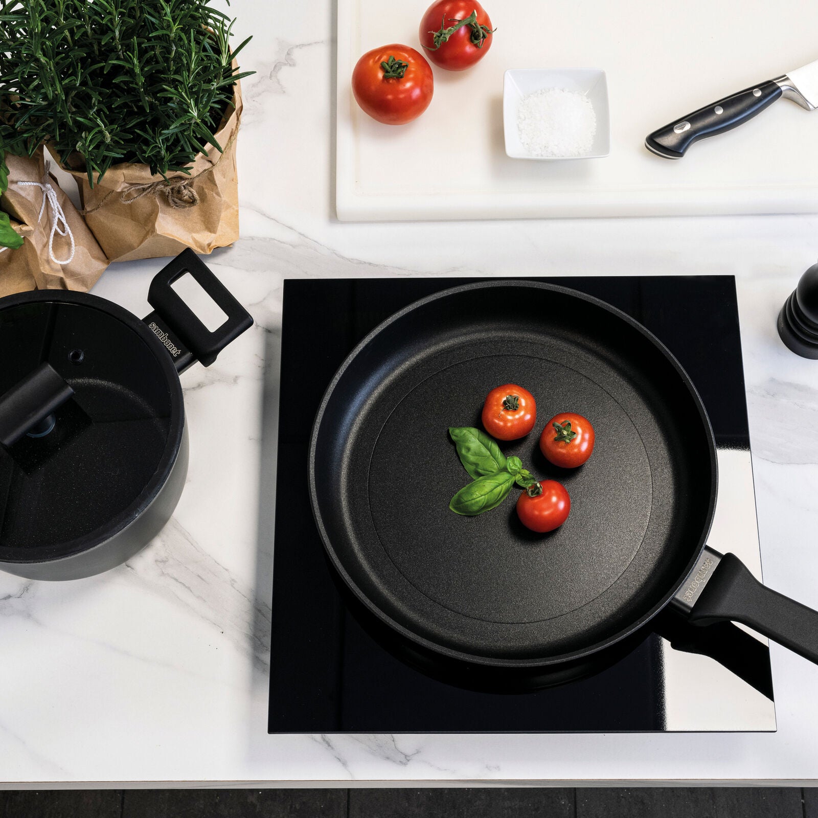 Titan Pro Double Induction Padella - 28 cm
