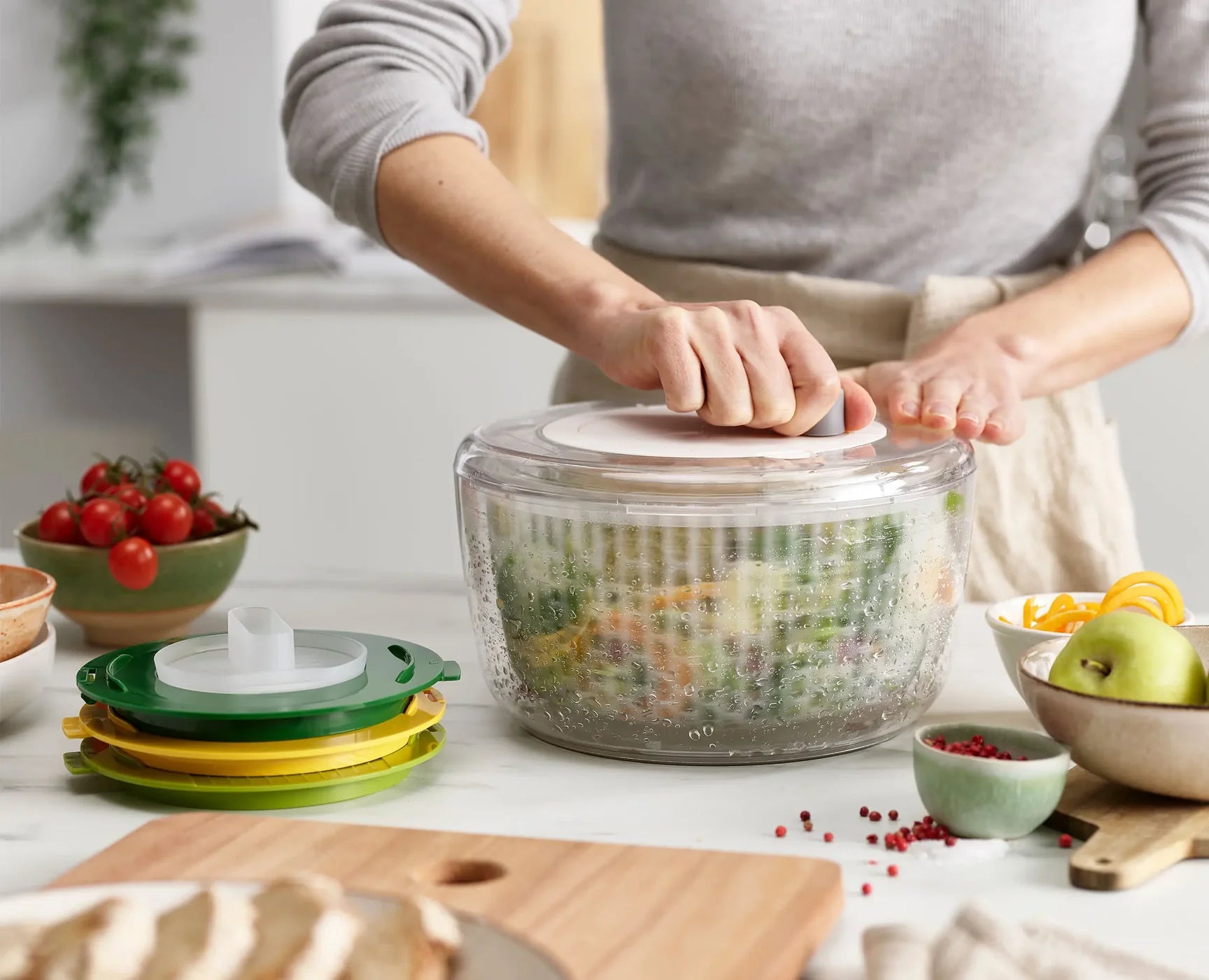 Set di preparazione per insalata Multi-Prep™ 4 pezzi multicolore