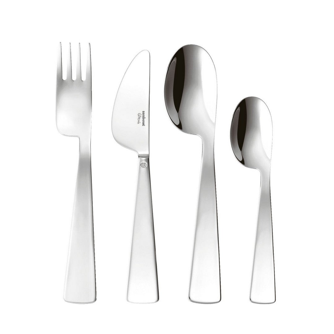 Sambonet Set 4 Pz Bimbo Conca Gio Ponti Inox