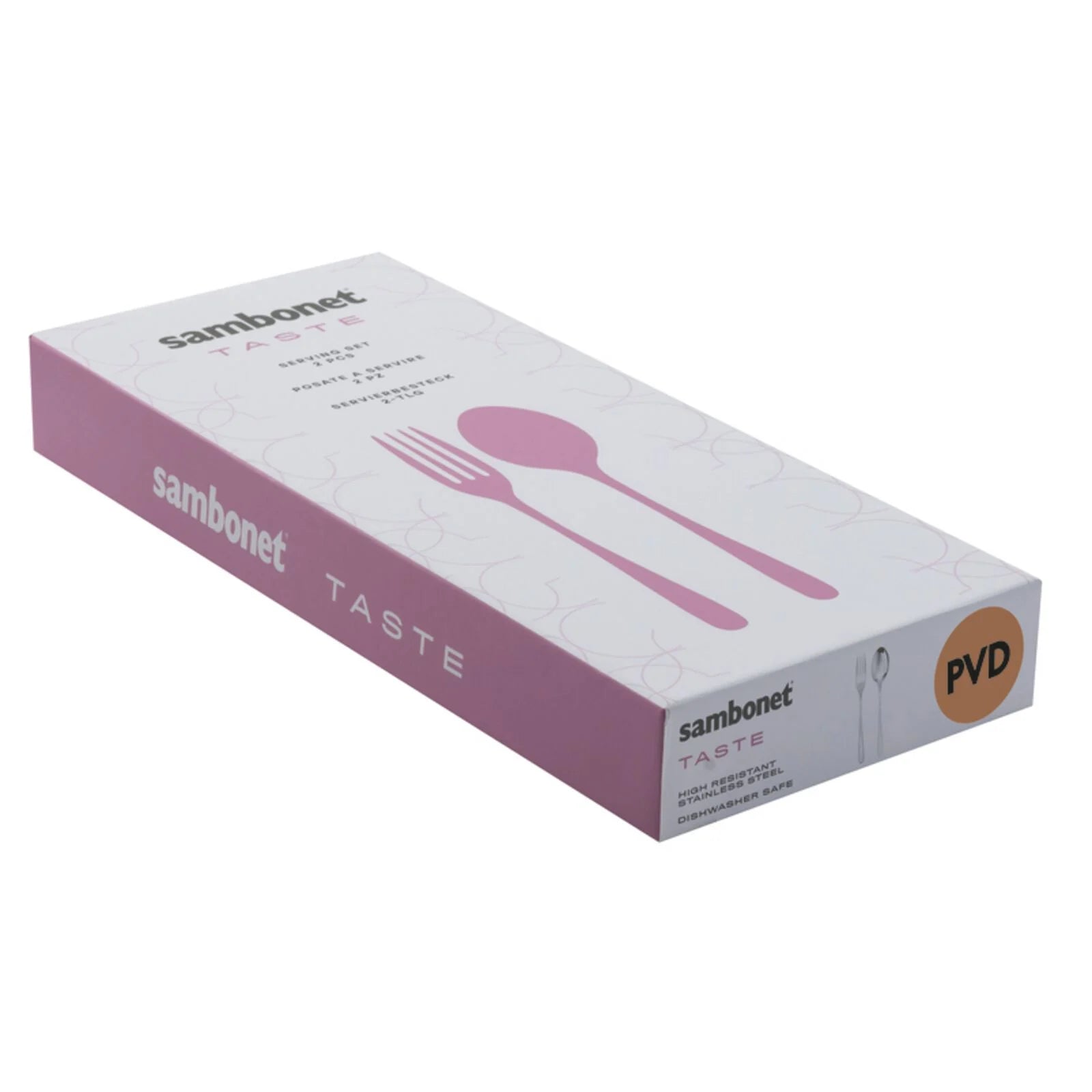 Sambonet - Taste Set 2 posate servire - mirror PVD copper