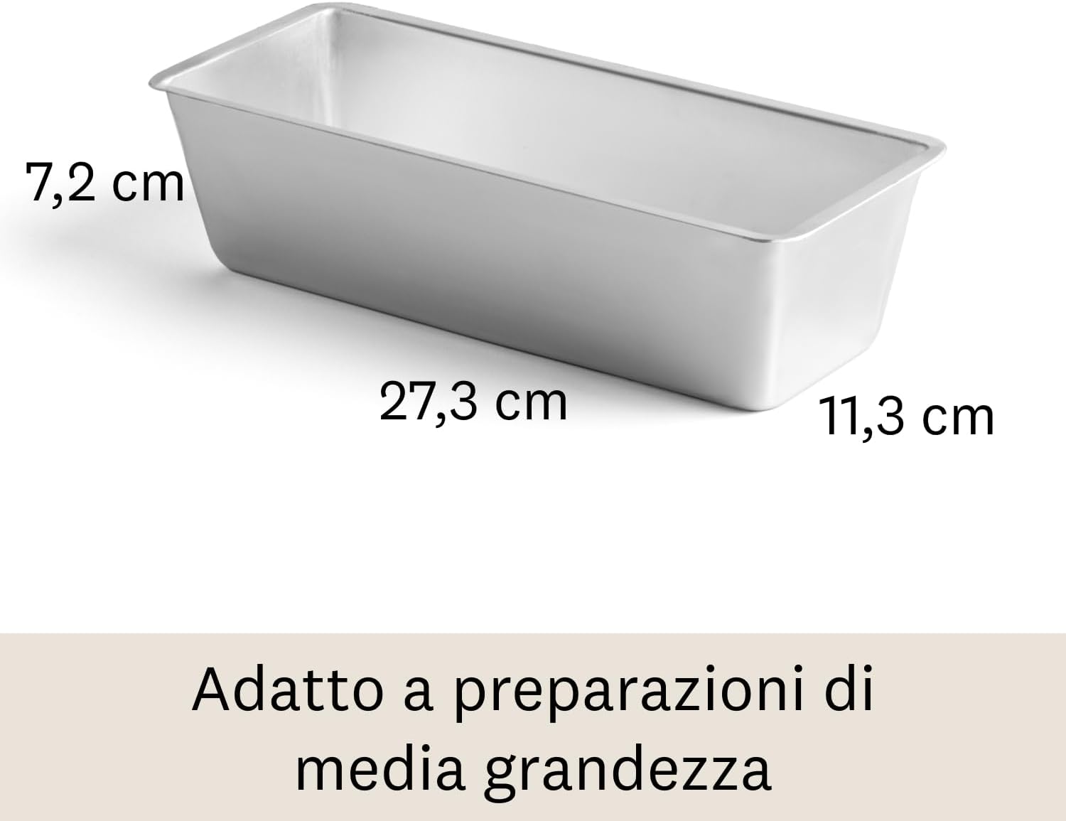 Tortiere Plumcake in alluminio