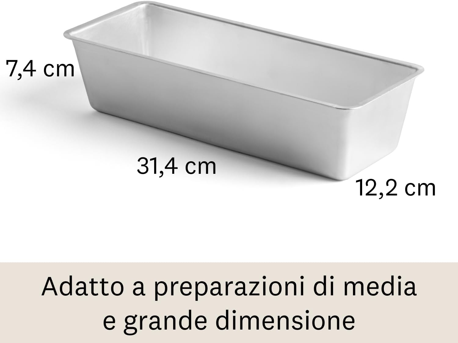 Tortiere Plumcake in alluminio