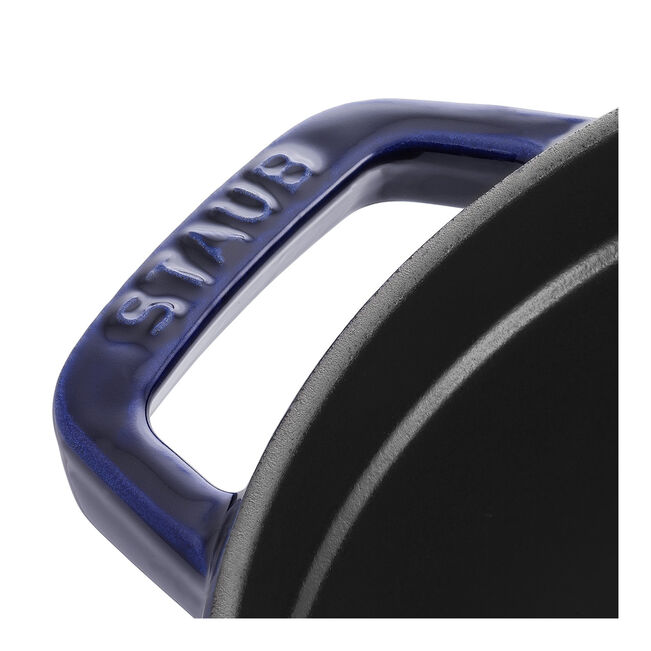 Cocotte rotonda - 24 cm, blu scuro