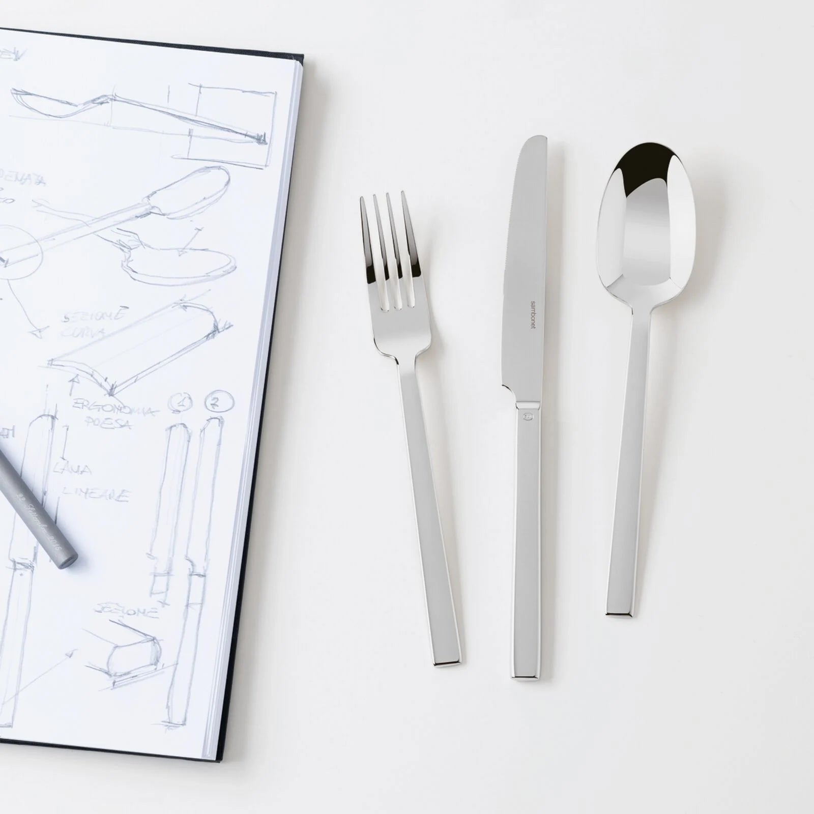 Neutra - servizio tavola 30 posate - in acciaio Inox