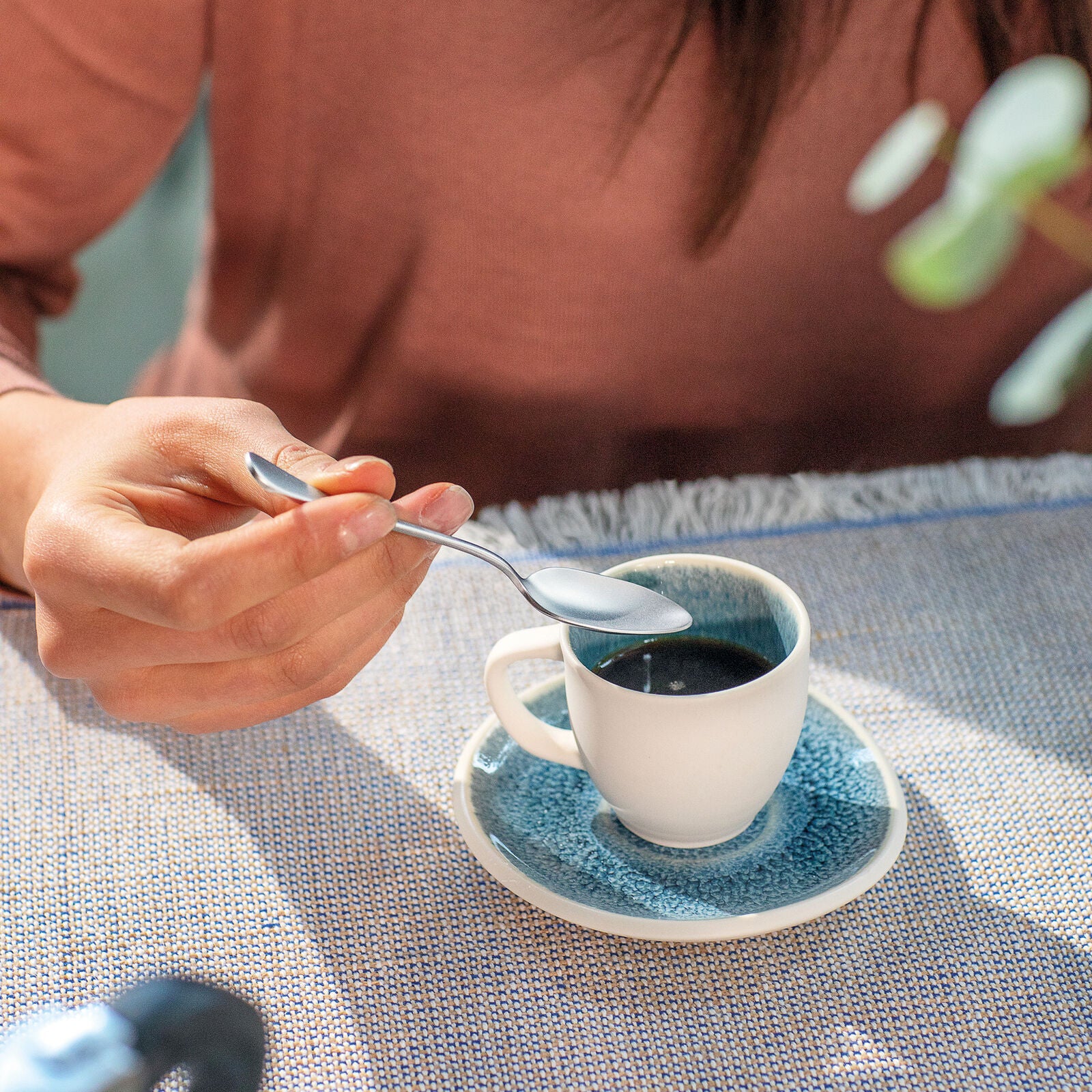 Confezione Regalo 6 Cucchiaini Moka Bloom Antique Inox