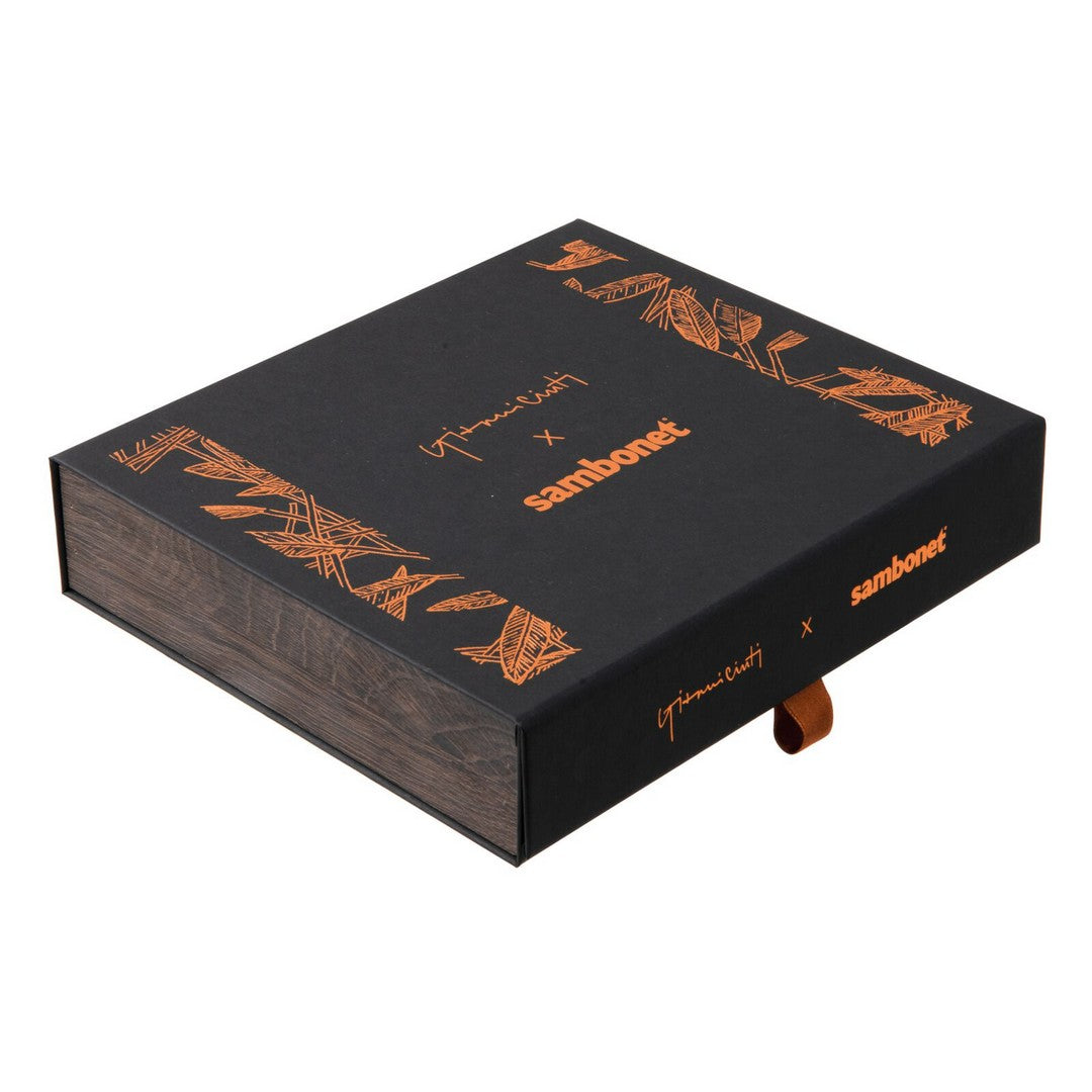 Confezione Regalo Sambonet 6 Cucchiaini Moka Jungle Pvd Oro - 52767GA7