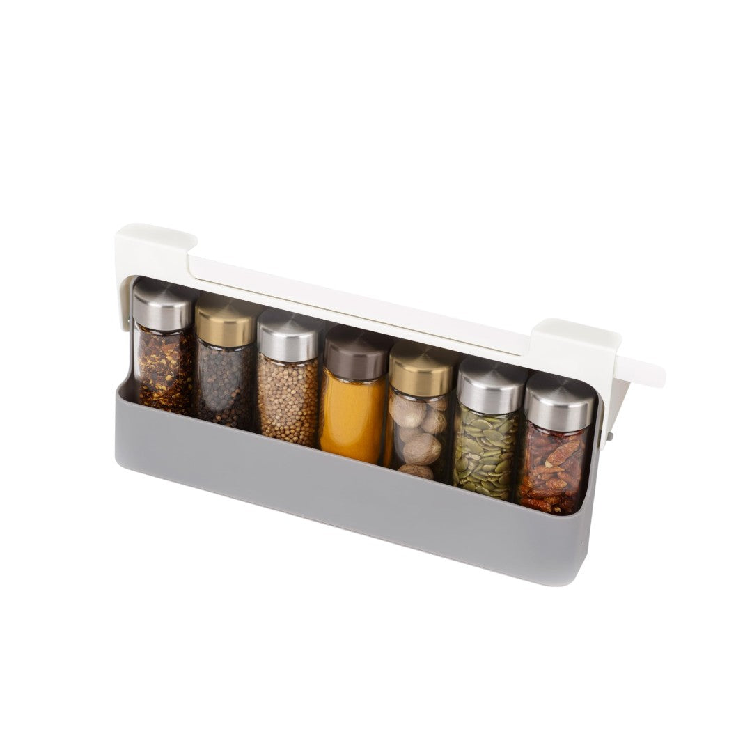 Portaspezie In Bambù, Organizer Per Spezie, Espositore Spice Rack Con 2 Ripiani Hxd 22 5 X 20 Cm Naturale Relaxdays 91258873