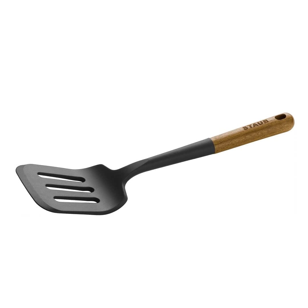 Staub Spatola In Legno Di Acacia 40503-102 Nero Silicone