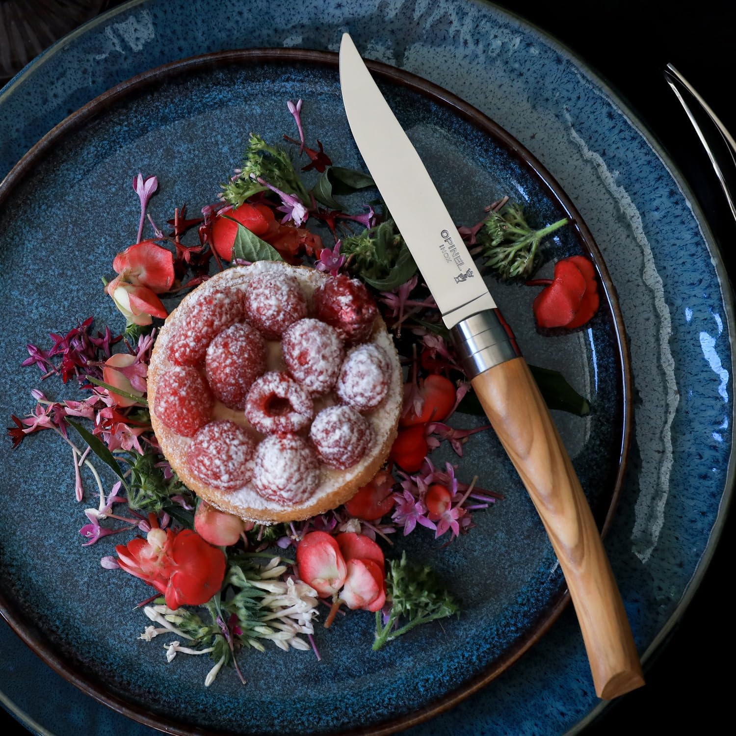 Coltelli Kit Tavola - Cofanetto di ulivo Table Chic