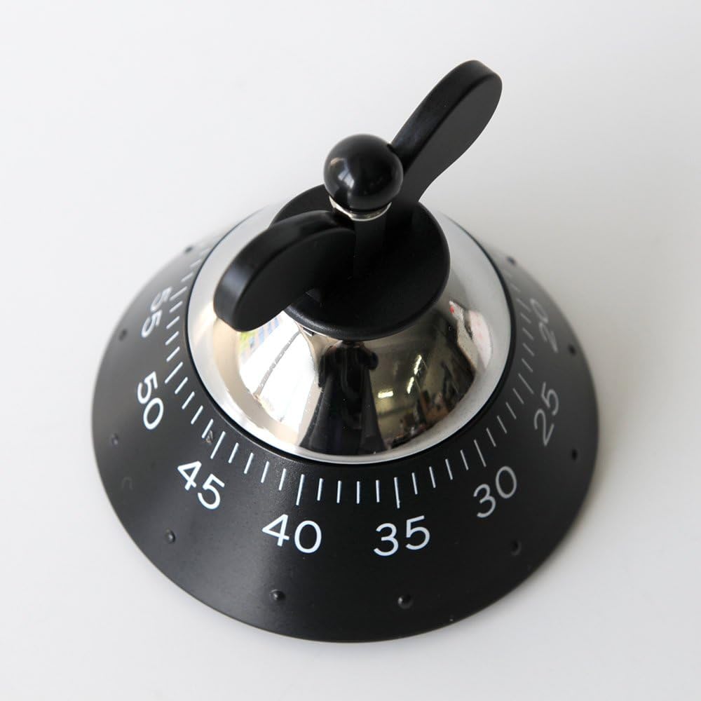KITCHEN TIMER Contaminuti in resina termoplastica - Nero