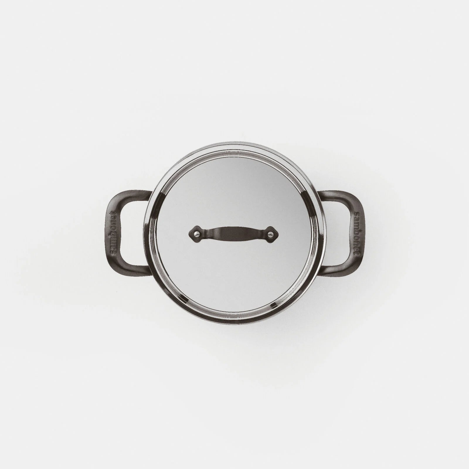 Casseruola alta 2 maniglie con coperchio - 24 cm