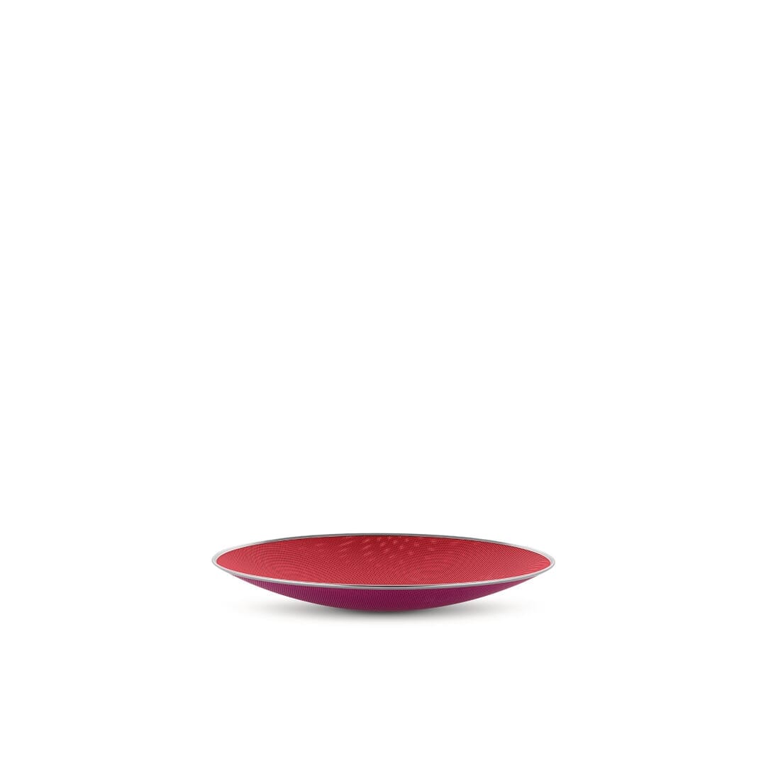 Alessi Sc01/33 Centrotavola Traforato In Acciaio Colorato Con Resina Epossidica