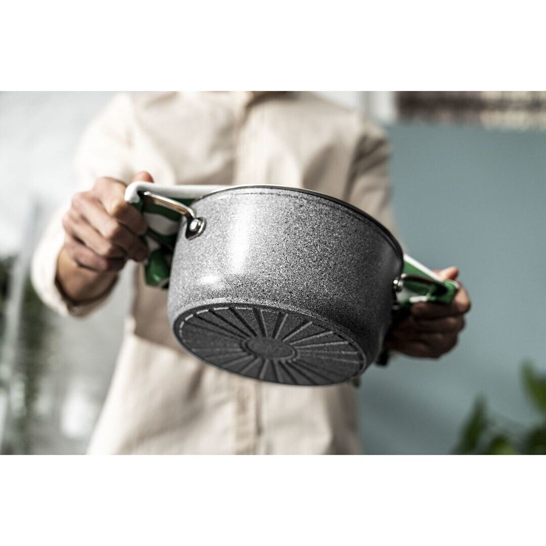 Casseruola 16 cm Rivestimento antiaderente con base dura al Titanio senza PFAS