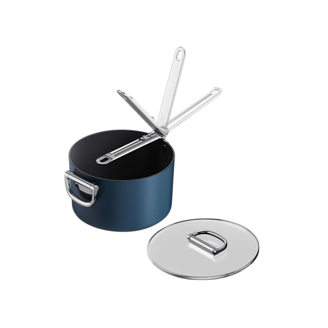 Joseph Joseph Space Pentola Antiaderente Con Manico Pieghevole